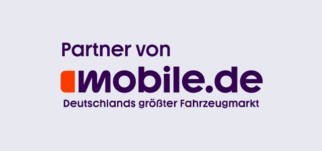 Offizieller Partner von mobile.de – Deutschlands größter Fahrzeugmarkt